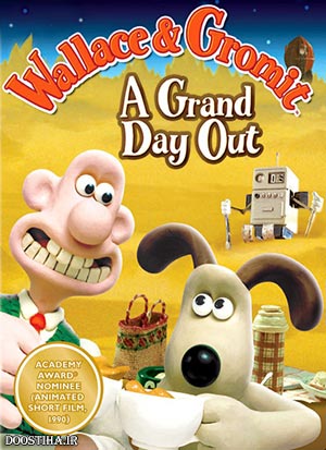 انیمیشن والاس و گرومیت یک روز دور از زمین – A Grand Day Out 1989
